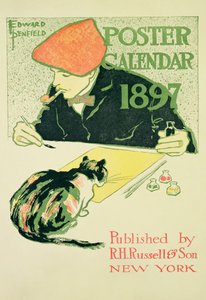 ポスターカレンダー、パブ。 RHラッセルと息子、1897年
